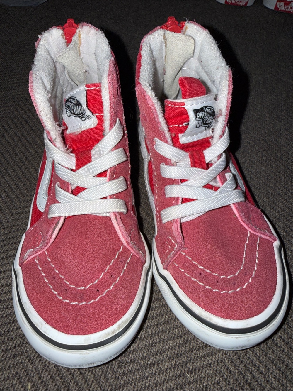 Vans Kids Sk8-Hi High-Top Sneakers - Red